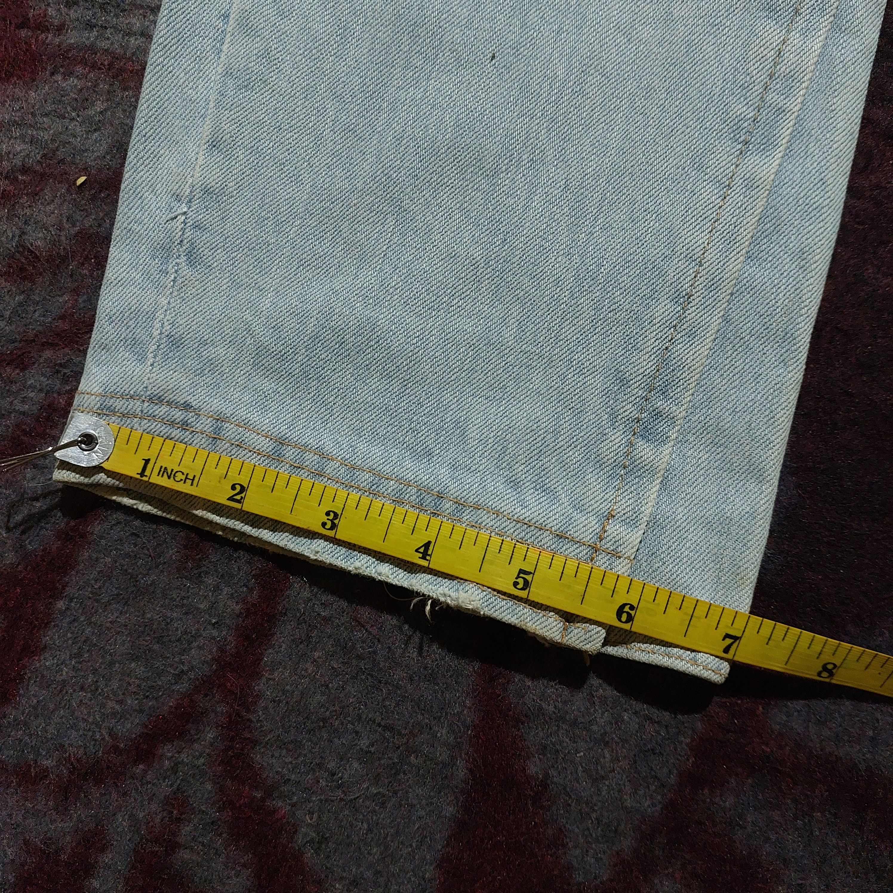 Issey Miyake Tsumori Chisato japan blue jeans open zipper bottom side Size US 32 / EU 48 - 18 Thumbnail