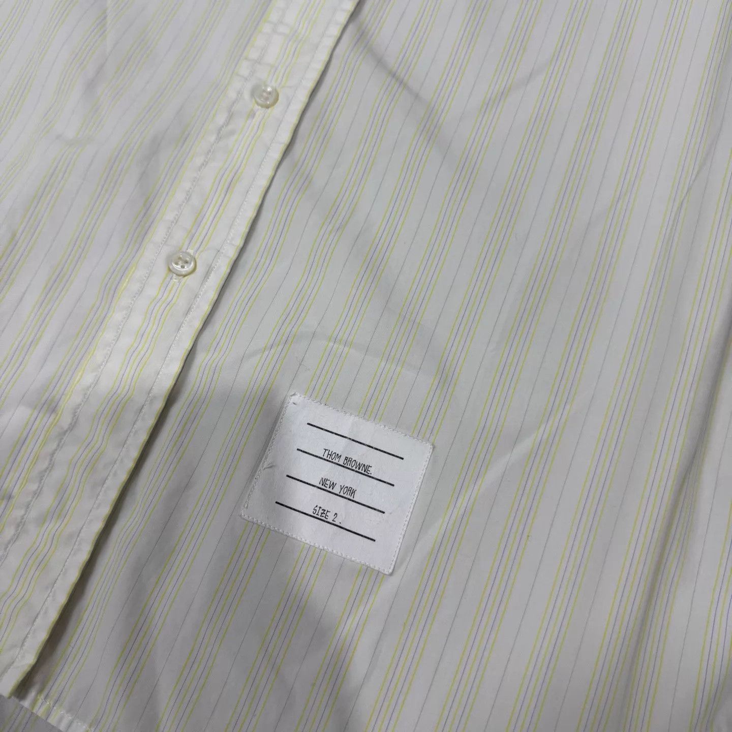 Thom Browne Thom Browne TB Striped LS Shirt Size 2 99 New Size US M / EU 48-50 / 2 - 3 Thumbnail