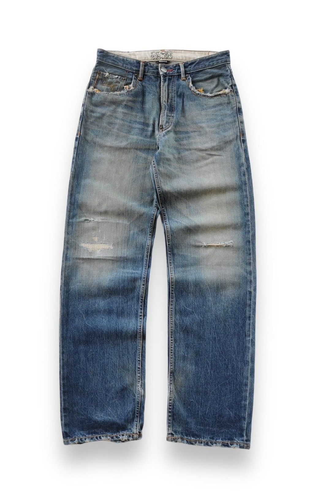 Japanese Brand × Paul Smith × Paul Smith Red Ear Paul Smith Red Ear Selvedge & Crash Crook Selvedge Size US 30 / EU 46 - 13 Thumbnail
