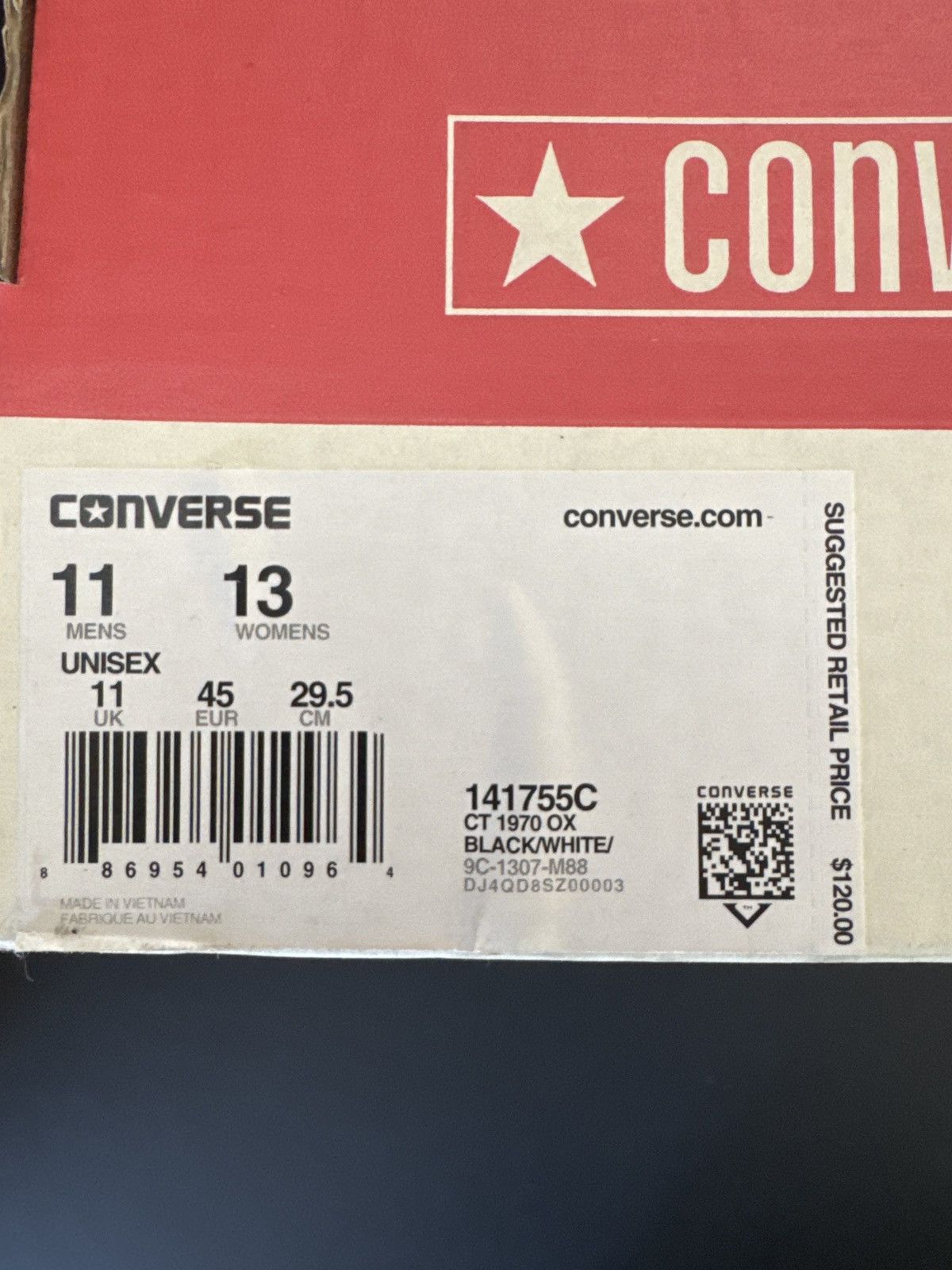 Converse × Undefeated Converse CT 1970 OX UNDFTD X CLOT Size US 11 / EU 44 - 6 Thumbnail