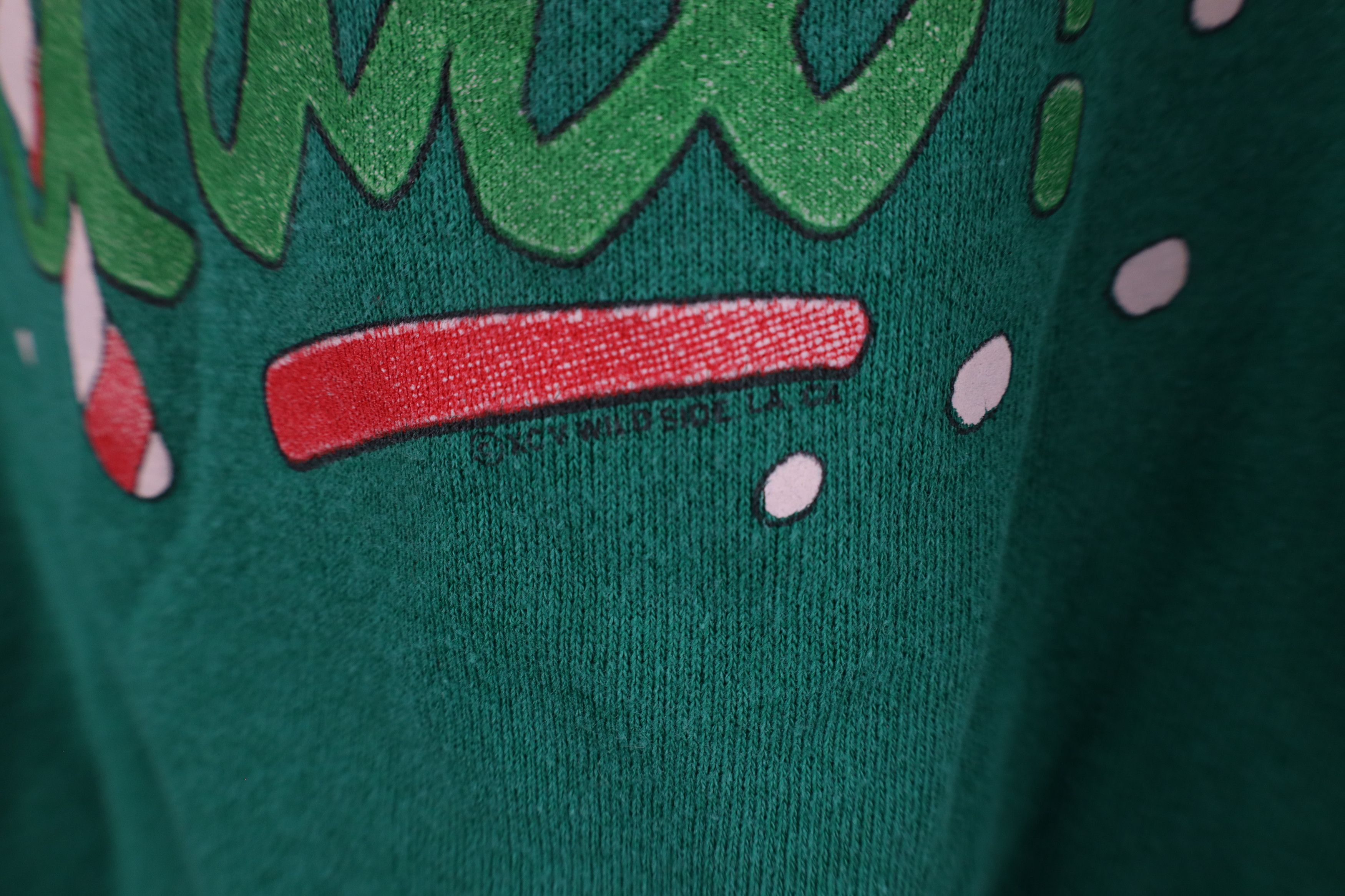 Vintage Vintage 90s Christmas Santa I Want It All Sweatshirt USA Size M / US 6-8 / IT 42-44 - 5 Thumbnail