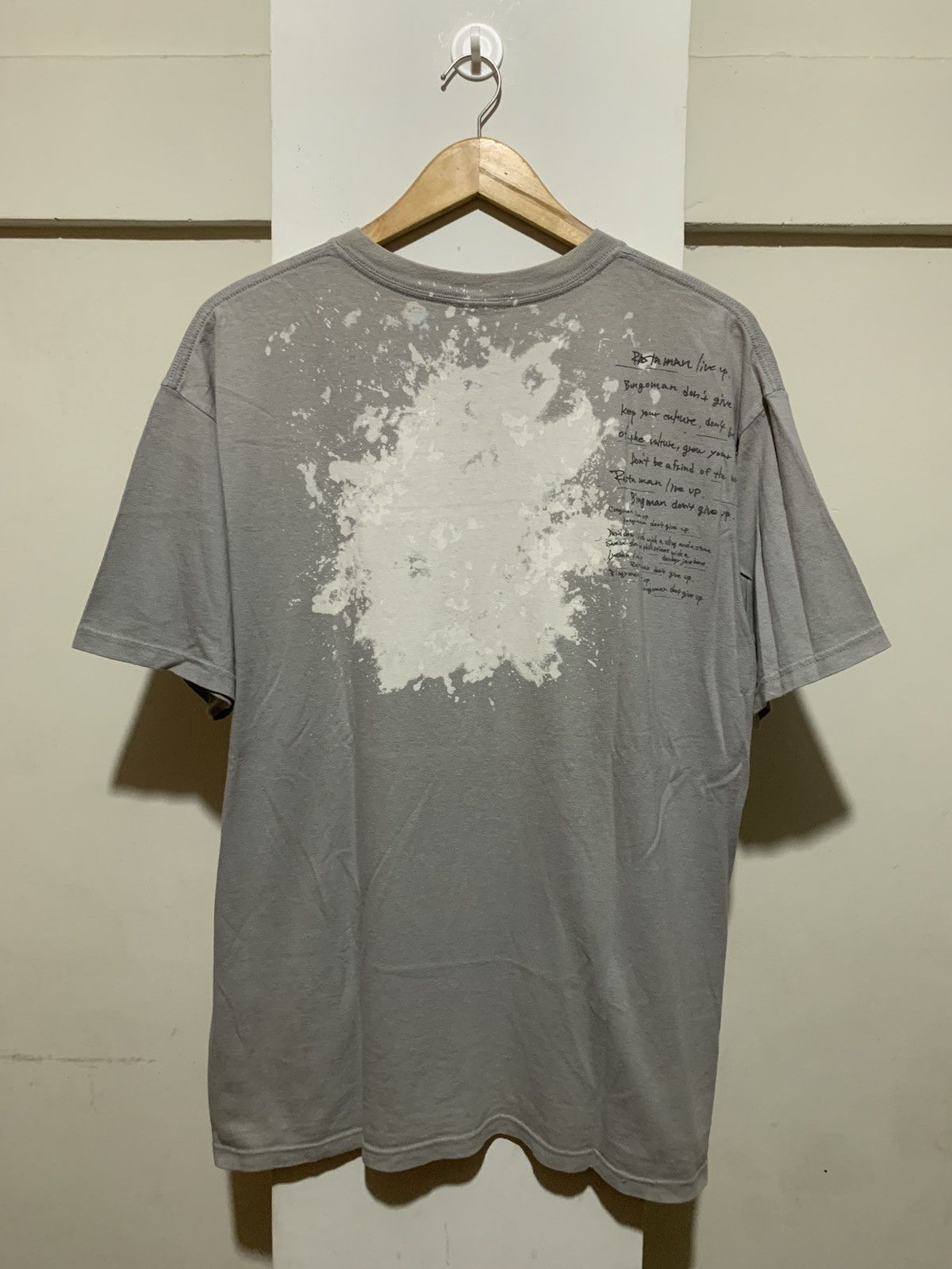 Japanese Brand Japanese Afflict Reformer Skull Poem Tie Dye Tee Shirt Size US XL / EU 56 / 4 - 14 Thumbnail