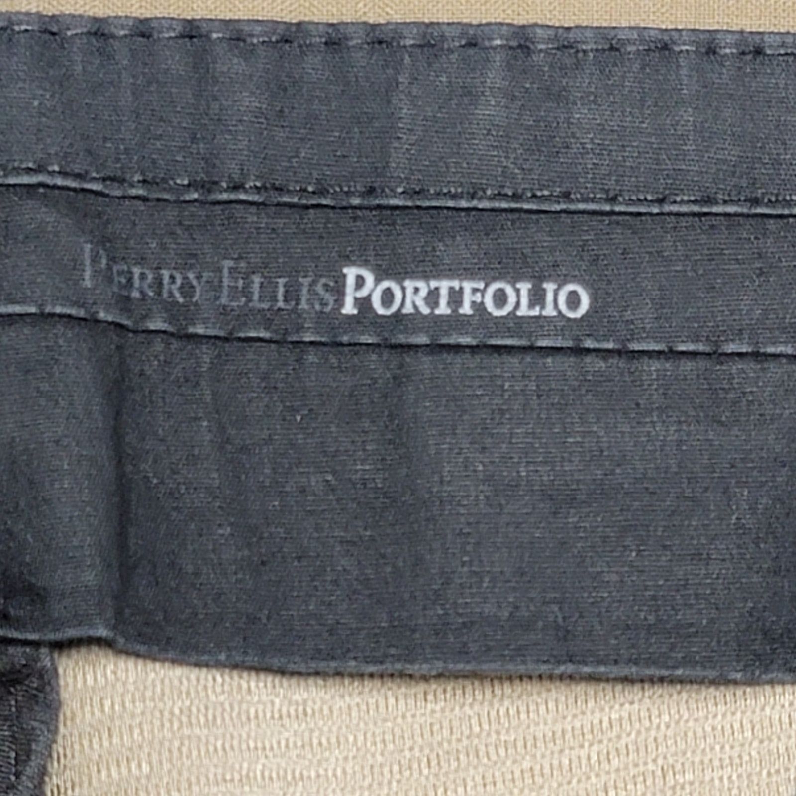 Perry Ellis Perry Ellis Portfolio Tan Flat Front Dress Pants Size 42 Size US 42 / EU 58 - 3 Thumbnail