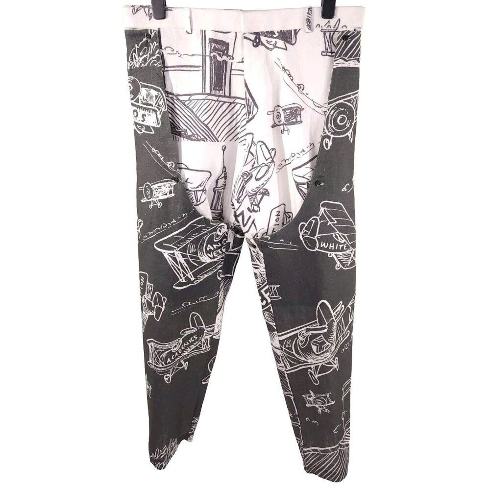 Thebe Magugu Thebe Magugu Chaps Trousers Size XL Mens Gray White Size US 36 / EU 52 - 7 Thumbnail
