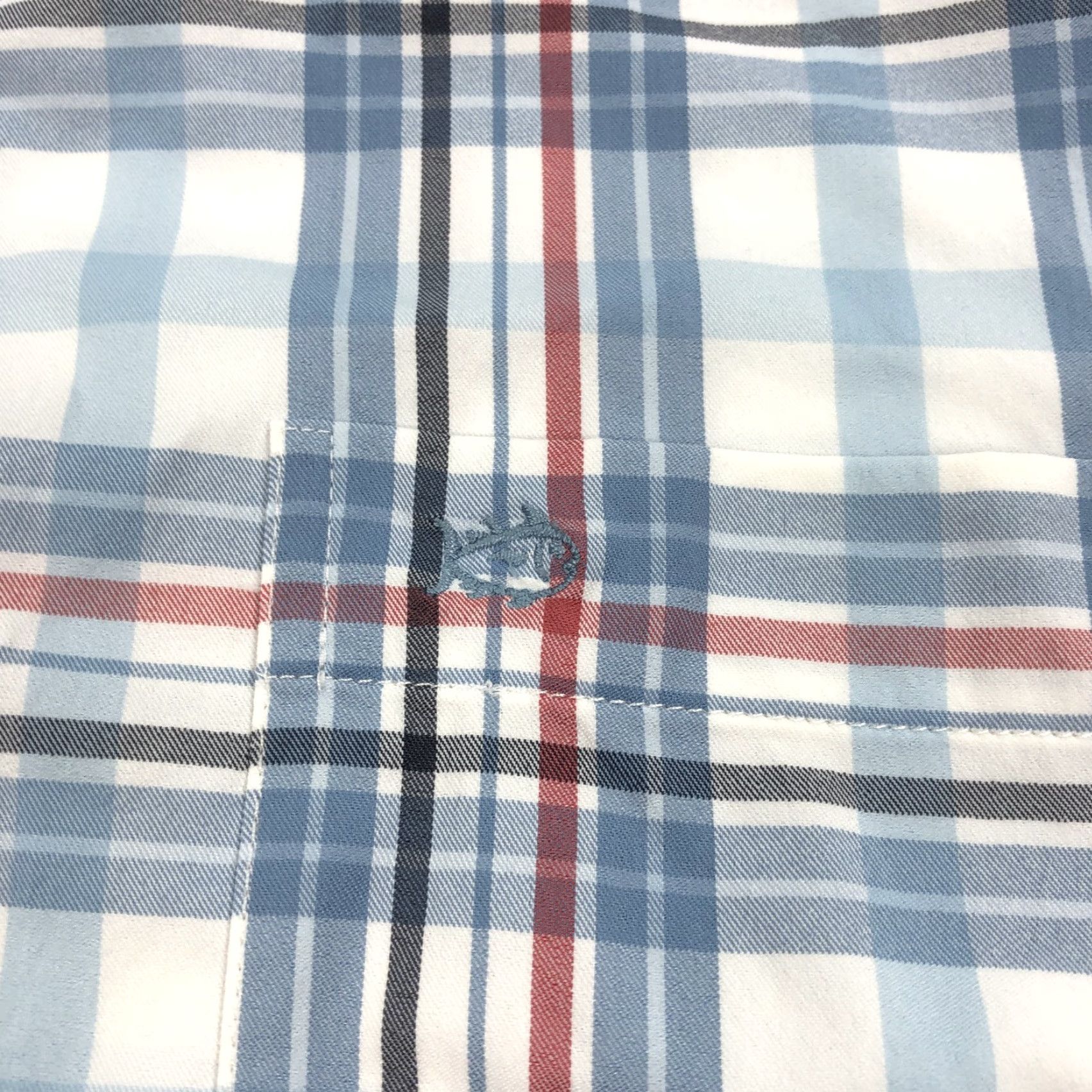 Southern Tide Southern Tide Button-Down Shirt Plaid Long Sleeve M Blue Red White Black Casual Men Size US M / EU 48-50 / 2 - 5 Thumbnail