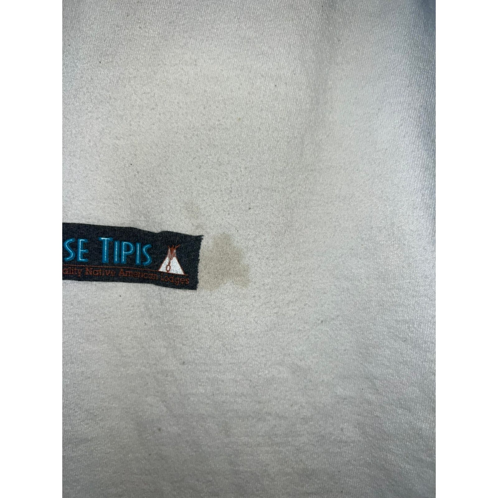 Hanes Vintage Native American Shirt Reese Tipis Teepee Stained Tee Size US XL / EU 56 / 4 - 4 Thumbnail