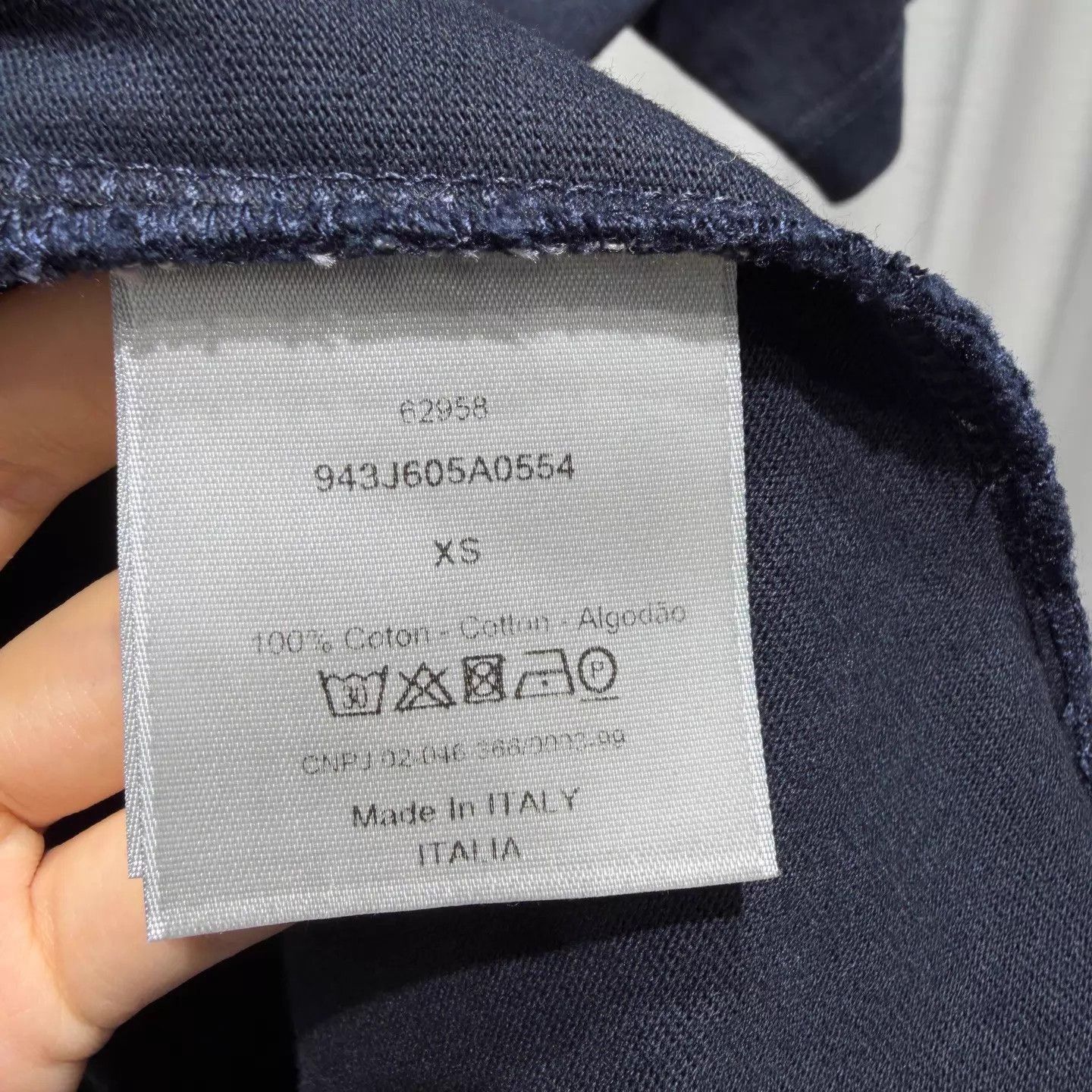 Dior Blue Short-Sleeve Crewneck T-Shirt Size US XS / EU 42 / 0 - 4 Thumbnail