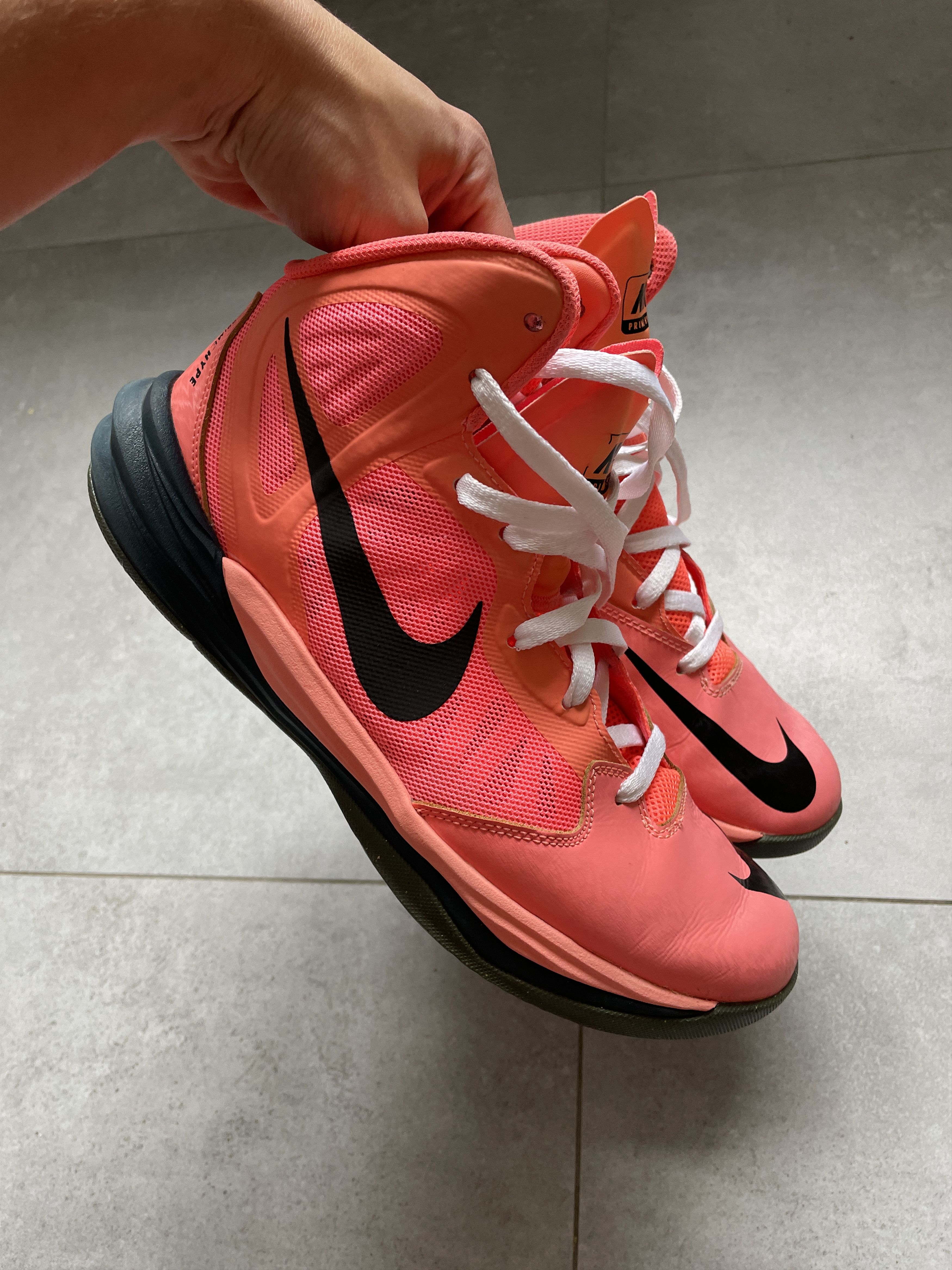 Nike NIKE PRIME HYPE DF INFRARED BASKETBALL HIGH TOP SNEAKERS Size US 10.5 / EU 43-44 - 1 Thumbnail