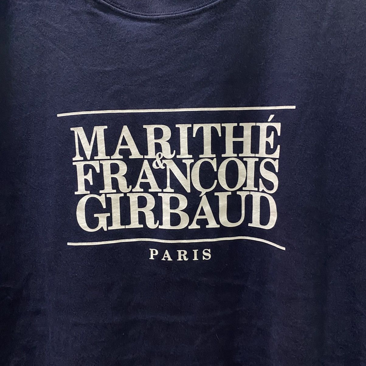 Marithe + Francois Girbaud Marithe Francois Girbaud Paris Spell Out T shirt Size US L / EU 52-54 / 3 - 5 Thumbnail