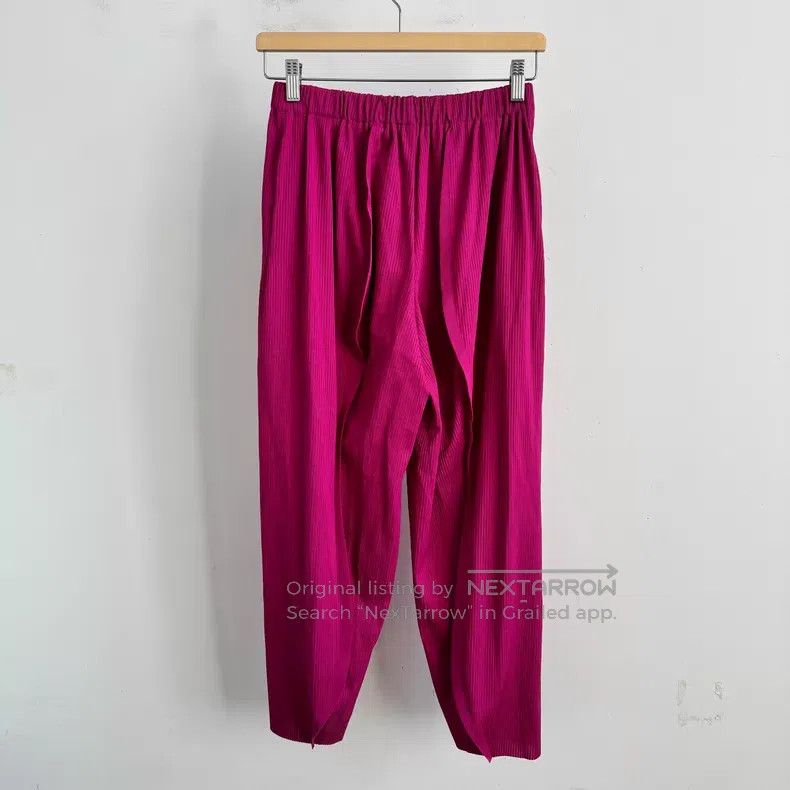 Issey Miyake Issey Miyake size:one size Pink Pants Size 22" - 2 Thumbnail