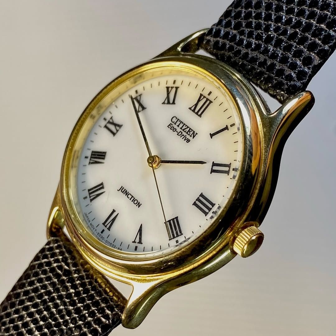 Citizen × Seiko 💥Citizen Junction Eco-Drive Roman Dial Size ONE SIZE - 4 Thumbnail