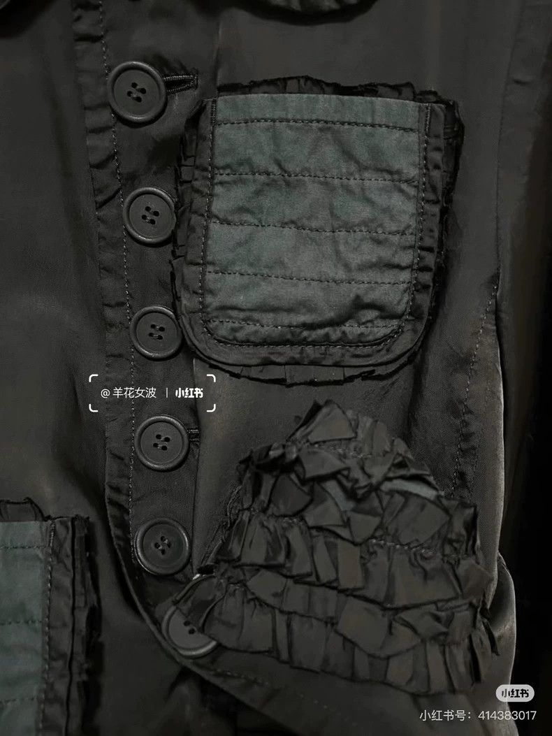 Comme des Garcons Comme Des Garcons Big Ingot Collar Lace Pocket Jacket Size M / US 6-8 / IT 42-44 - 3 Thumbnail