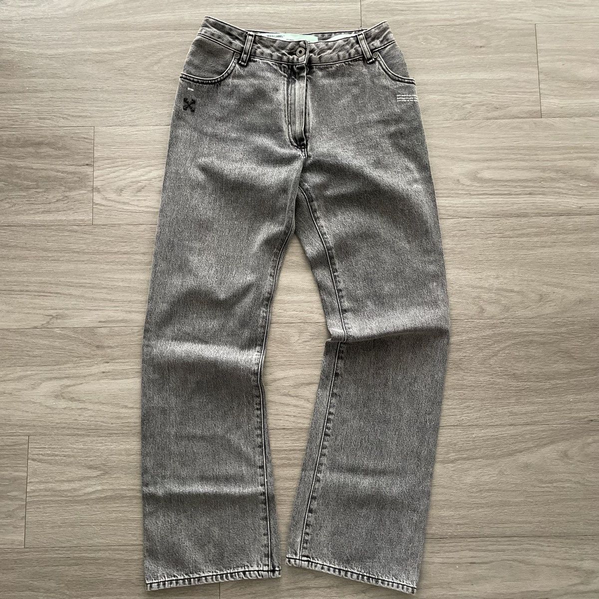 Off-White OFF-WHITE C/O VIRGIL ABLOH VINTAGE JEANS 2013 Size 27" / US 4 / IT 40 - 3 Thumbnail
