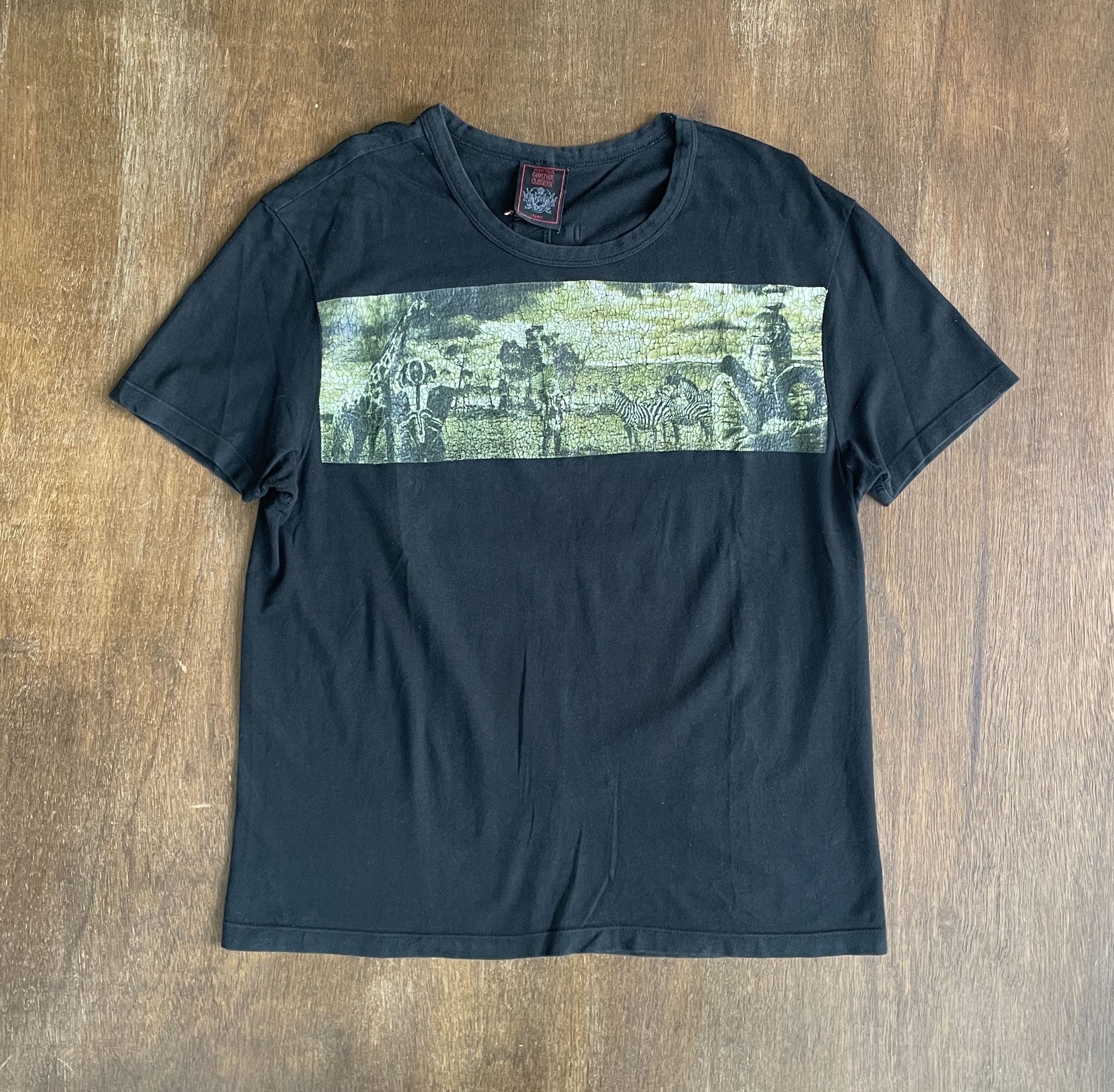 Jean Paul Gaultier Jean Paul Gaultier All-Over Logo Print Ringer T 