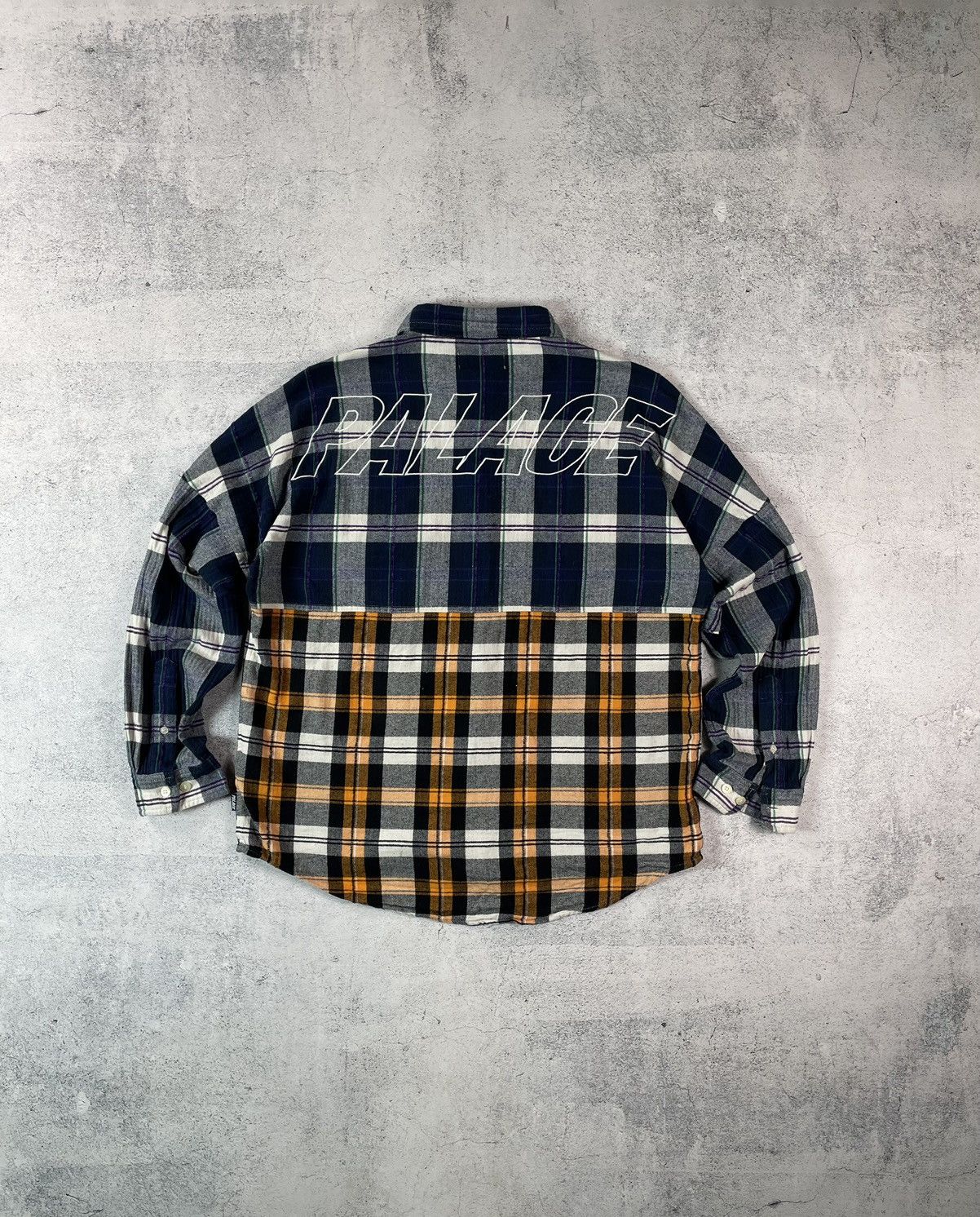 Palace PALACE Skateboarding Checkmate Drop Two Tone Oversized Shirt Size US M / EU 48-50 / 2 - 1 Thumbnail