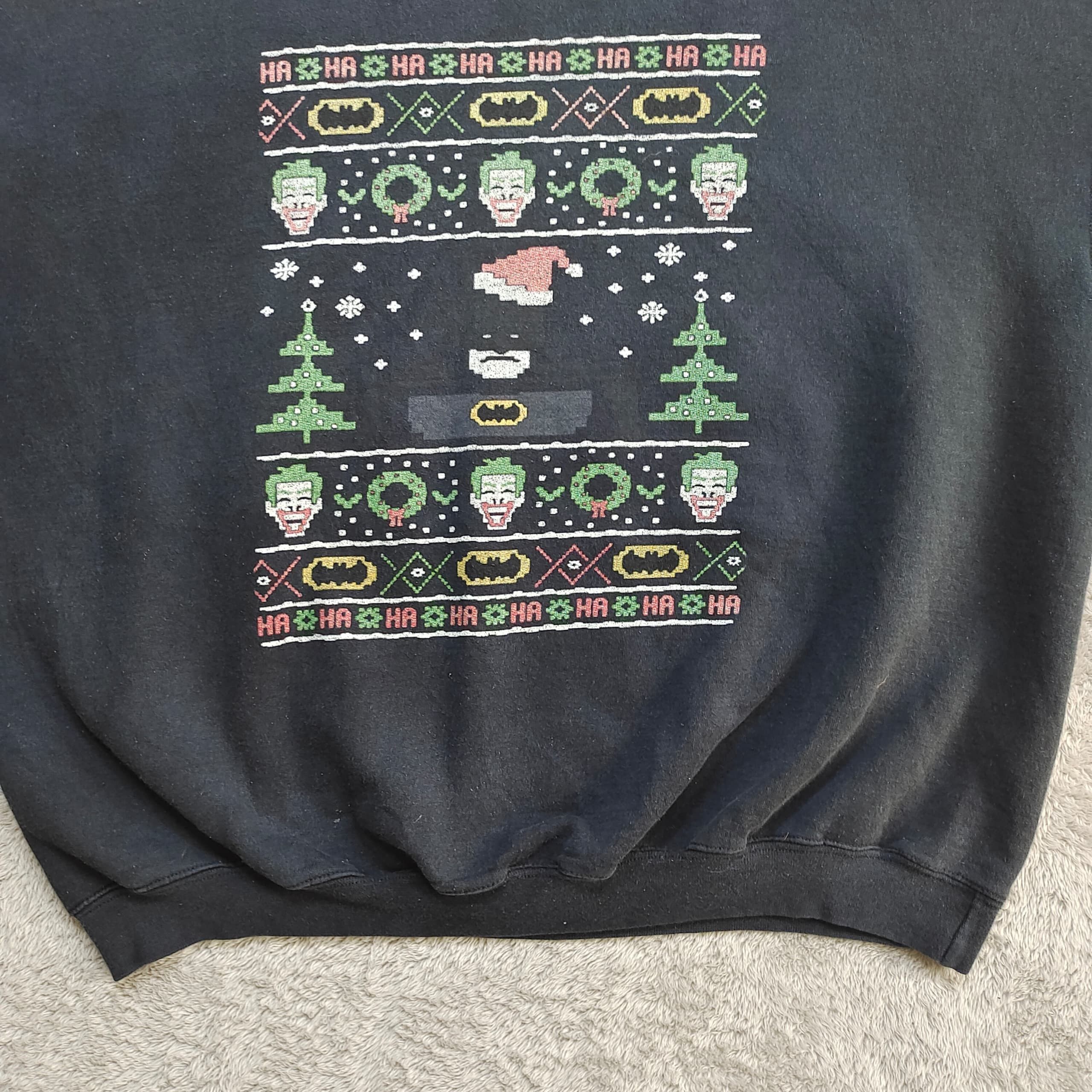 DC Comics DC Comics Batman Joker Ugly Christmas Funny Ha Ha Ha Size US XL / EU 56 / 4 - 3 Thumbnail