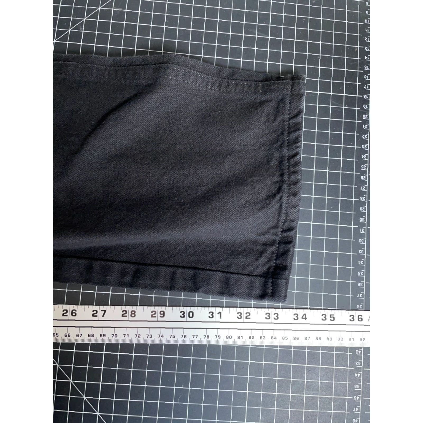 Dickies Dickies Jeans Men's 34 x 34 Black Denim Double Knee 5-Pocket Zip Fly Mid Rise Straight Vintage 90s Grunge Retro Width 32 x 33 Size US 32 / EU 48 - 6 Thumbnail