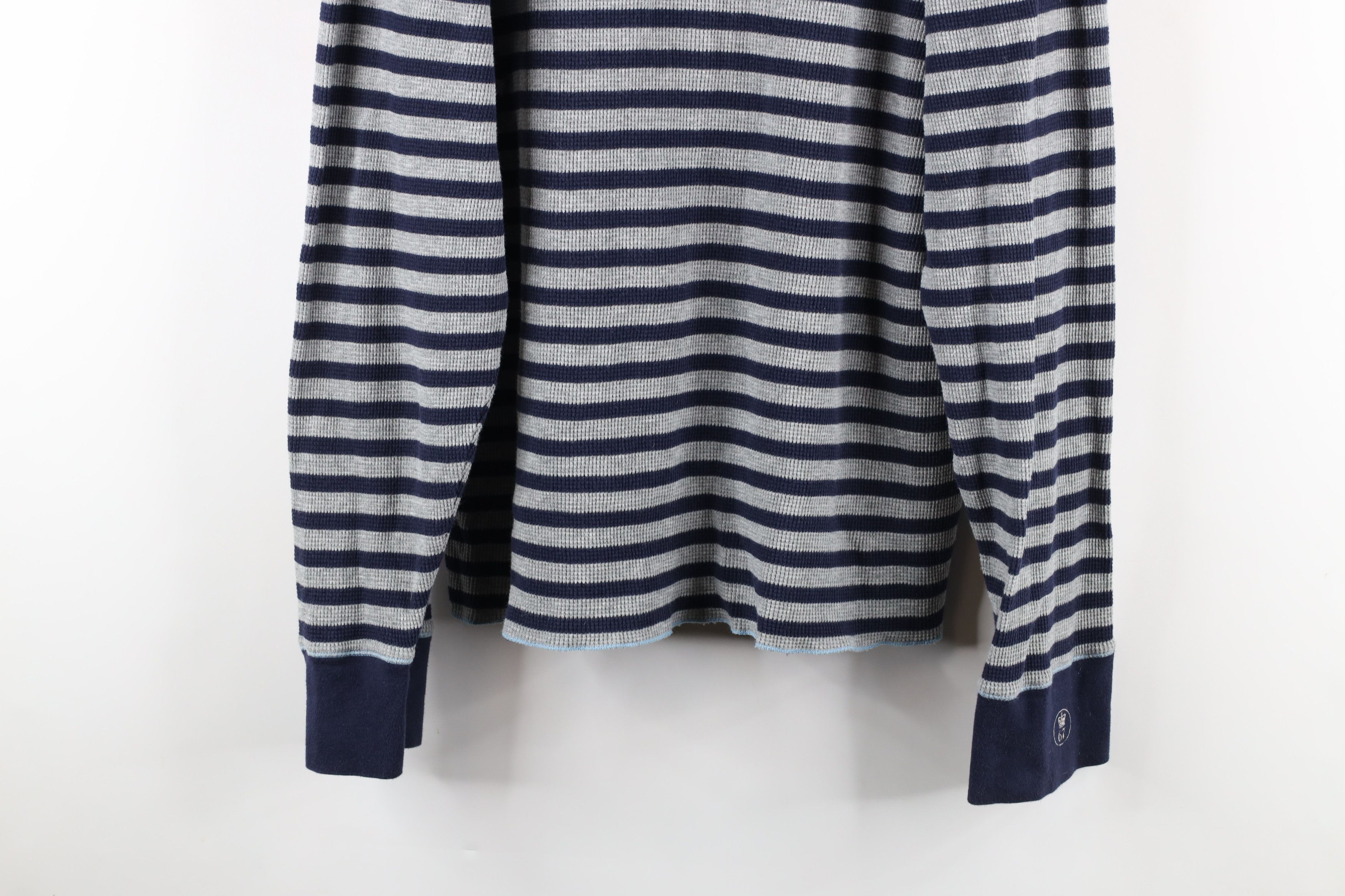Ralph Lauren Vintage 90s Ralph Lauren Thermal Waffle Knit Henley T-Shirt Size US XXL / EU 58 / 5 - 3 Thumbnail