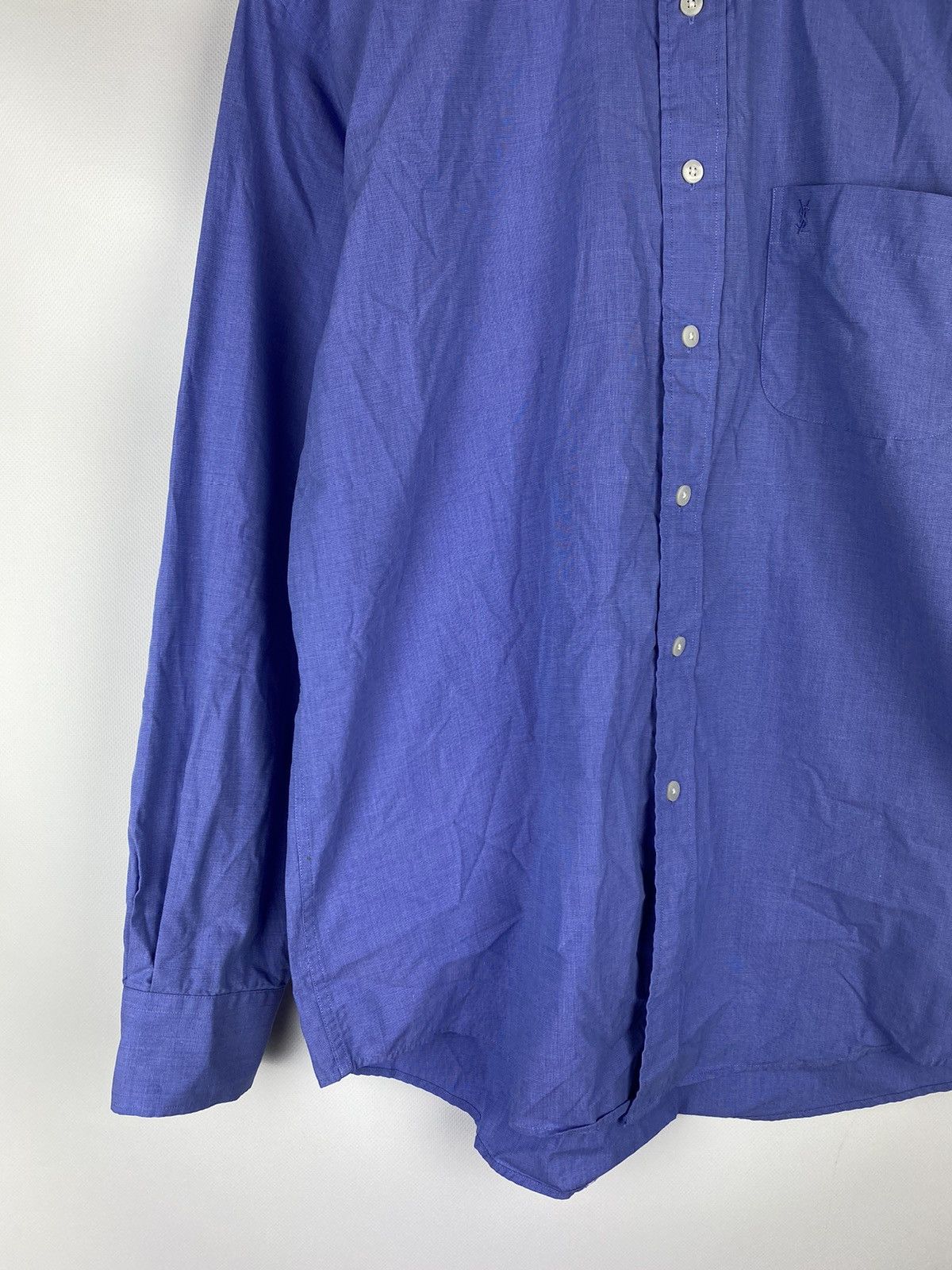 Yves Saint Laurent Yves Saint Lauren YSL men’s long sleeve button up shirt Size US L / EU 52-54 / 3 - 7 Thumbnail