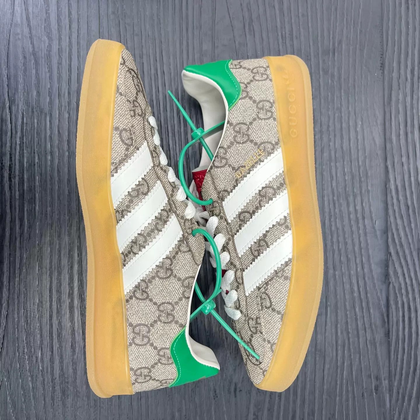 Gucci Gucci x Adidas Ebony Worn Once Women's 36 Sneakers Size US 5.5 / IT 35.5 - 3 Thumbnail