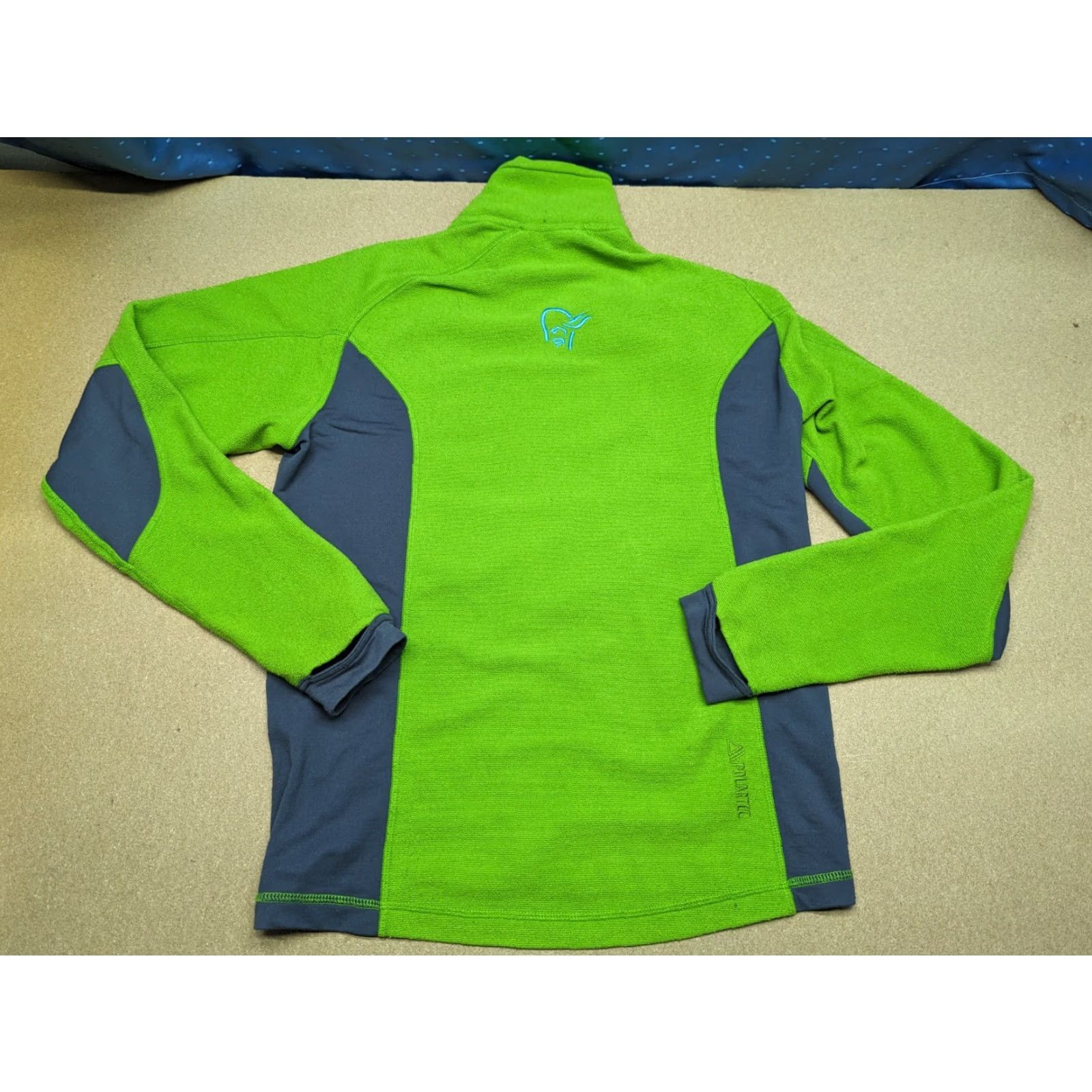 Vintage Norrona Falketind Warm1 Mens Jacket S Green Full Zip Outdoor Fleece Sport Track Jacket Size US S / EU 44-46 / 1 - 2 Thumbnail