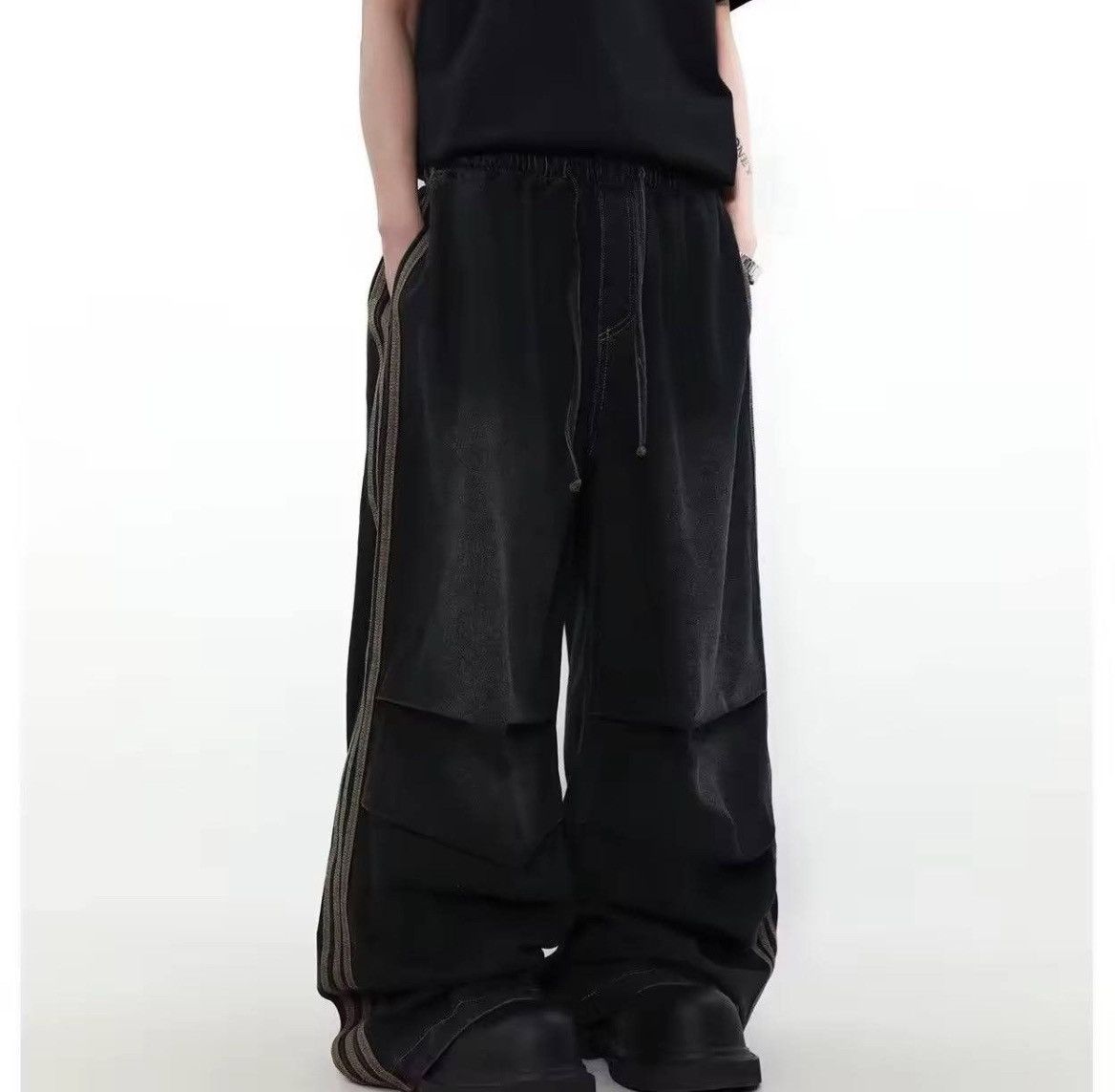 Japanese Brand × Vintage Straight baggy pants with a loose fit Size US 34 / EU 50 - 6 Thumbnail