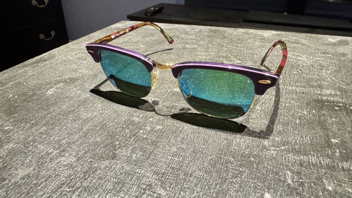 RayBan Rayban Clubmaster Sunglasses Custom 1 of 1 Size ONE SIZE - 9 Thumbnail