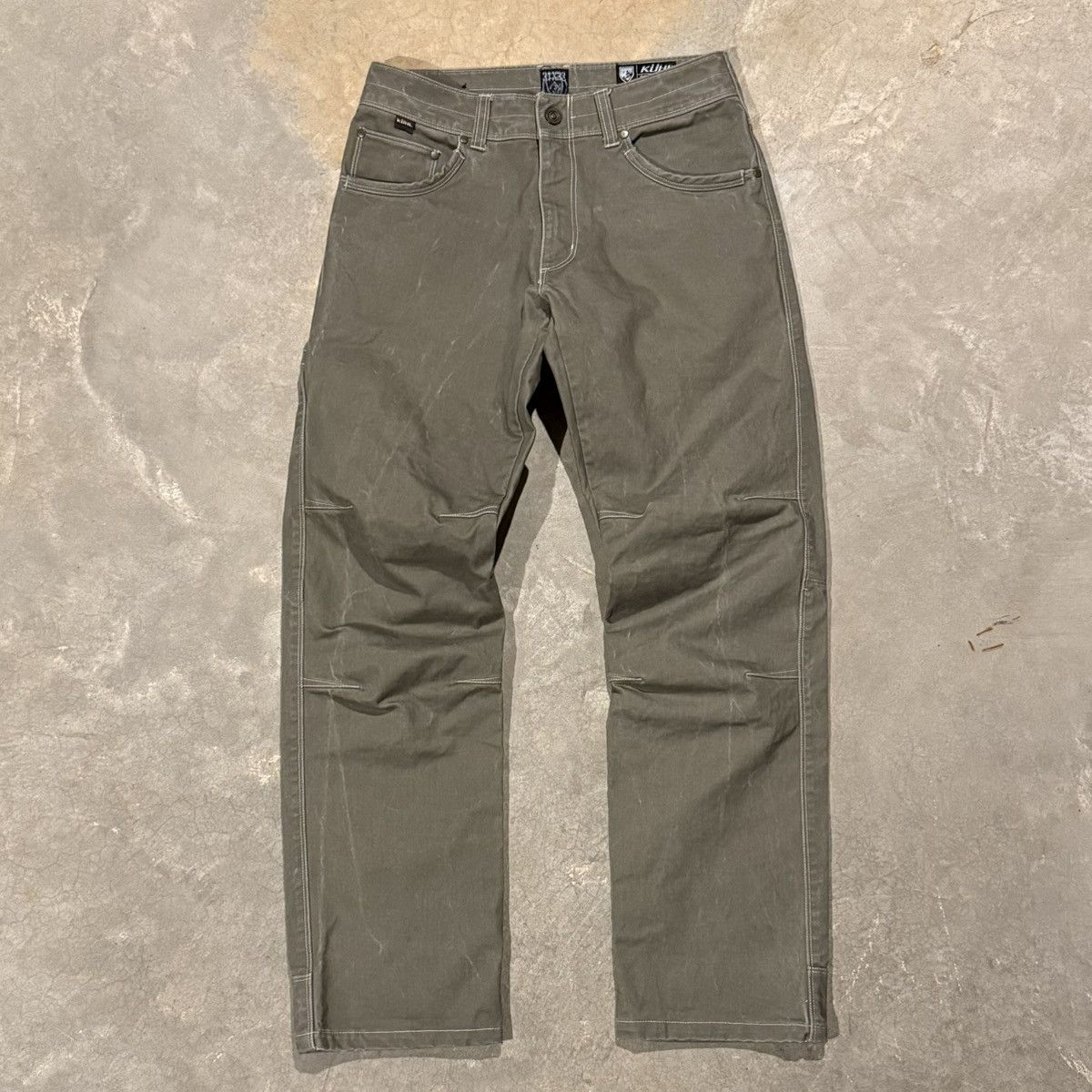 Kuhl Kuhl Vintage Patina Dye Faded Rydr Hiking Pants Gorpcore Size US 31 - 1 Thumbnail