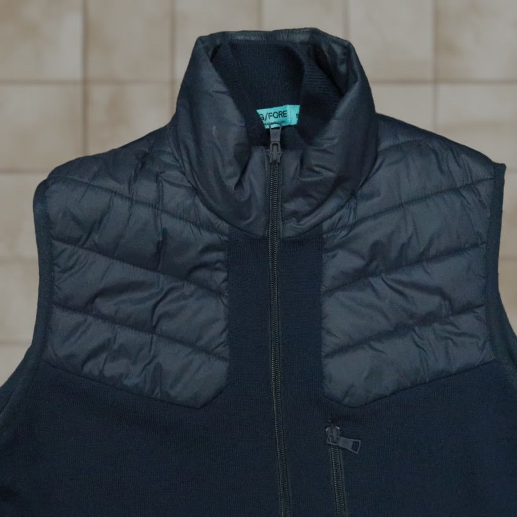 G/FORE G/Fore Vest Mens Small Blue Wool Blend Full Zip Pockets Lined NWT Performance Golf Jacket Vest Size US S / EU 44-46 / 1 - 1 Thumbnail