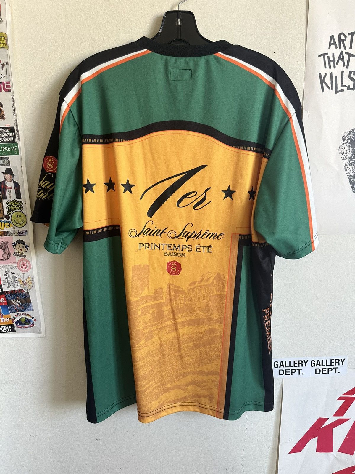 Supreme Supreme Premier Soccer Jersey Green | Grailed 