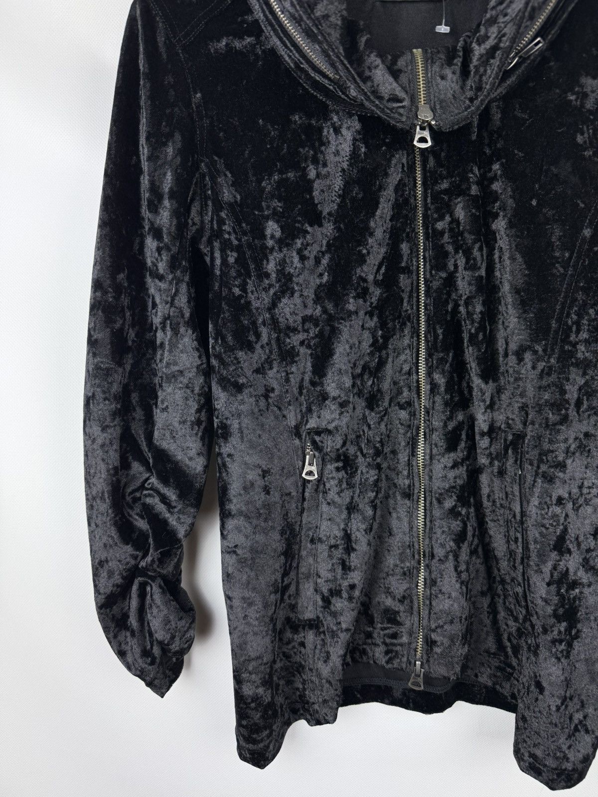 CIVARIZE × Japanese Brand Civarize Y2K Gothic Studded Velour Full Zip Track Top Jacket Size L / US 10 / IT 46 - 17 Thumbnail