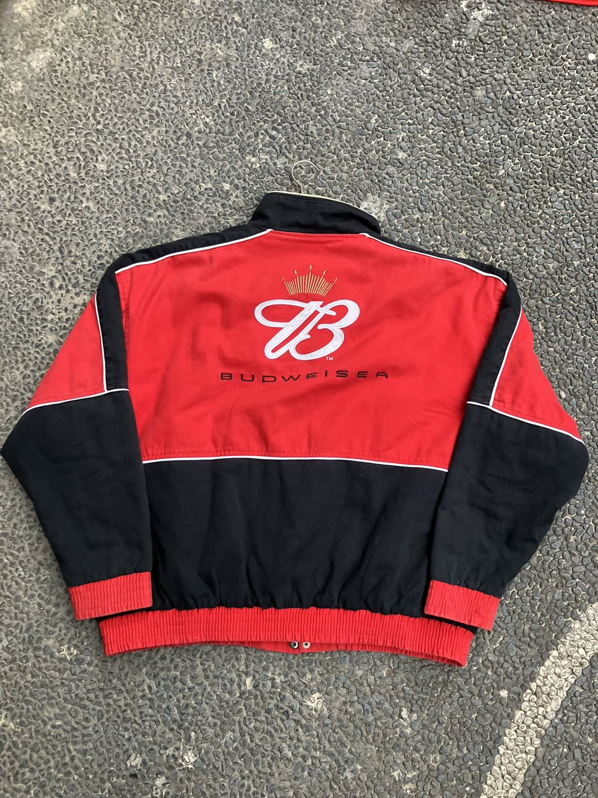 Vintage Nascar Budweiser Jacket By Winner Circle Grailed