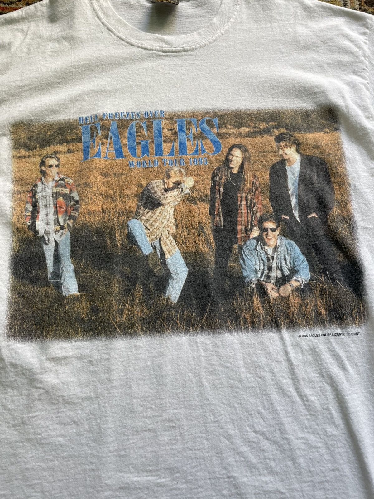 Band Tees × Vintage 1995 The Eagles “Hell Freezes over” World Tour Size US XL / EU 56 / 4 - 6 Thumbnail