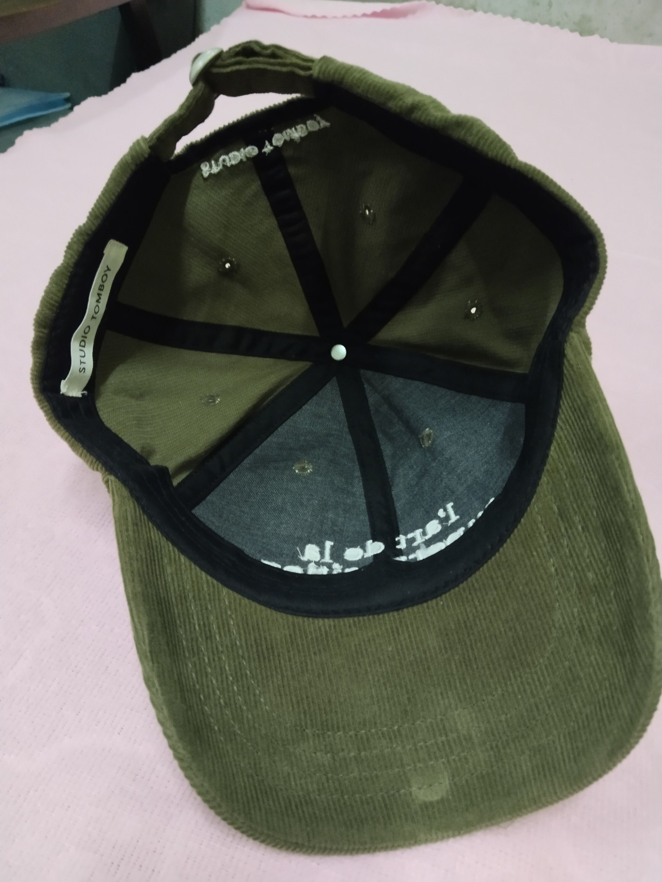 Japanese Brand STUDIO TOMBOY GAGNAM STYLE CUDUROY HAT Size ONE SIZE - 7 Thumbnail