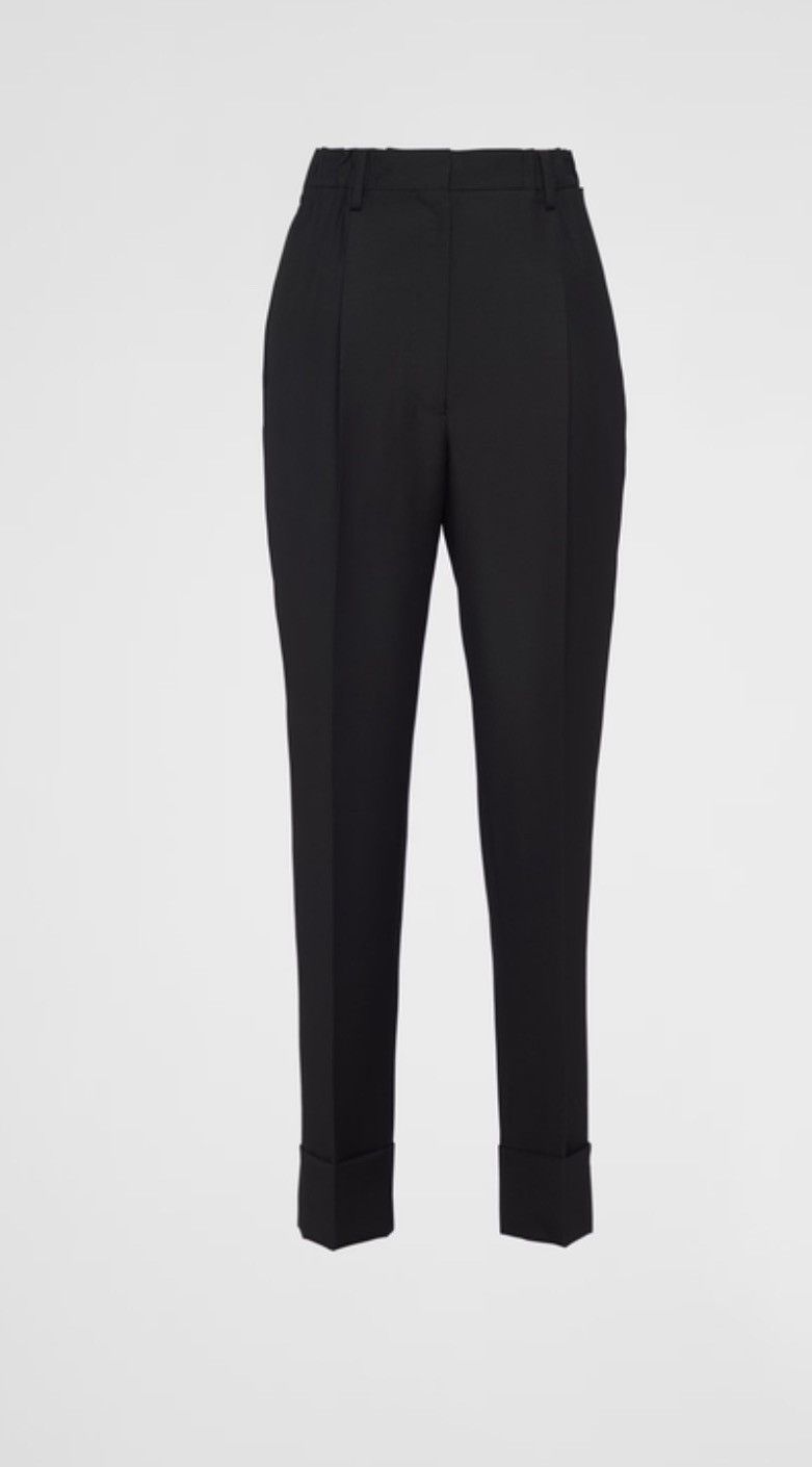 Prada Prada Light mohair pants Size 32" / US 10 / IT 46 - 1 Thumbnail