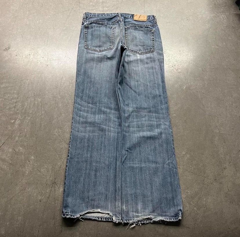 Gap y2k grunge 2000s baggy washed wide leg loose straight jeans Size US 33 - 4 Thumbnail