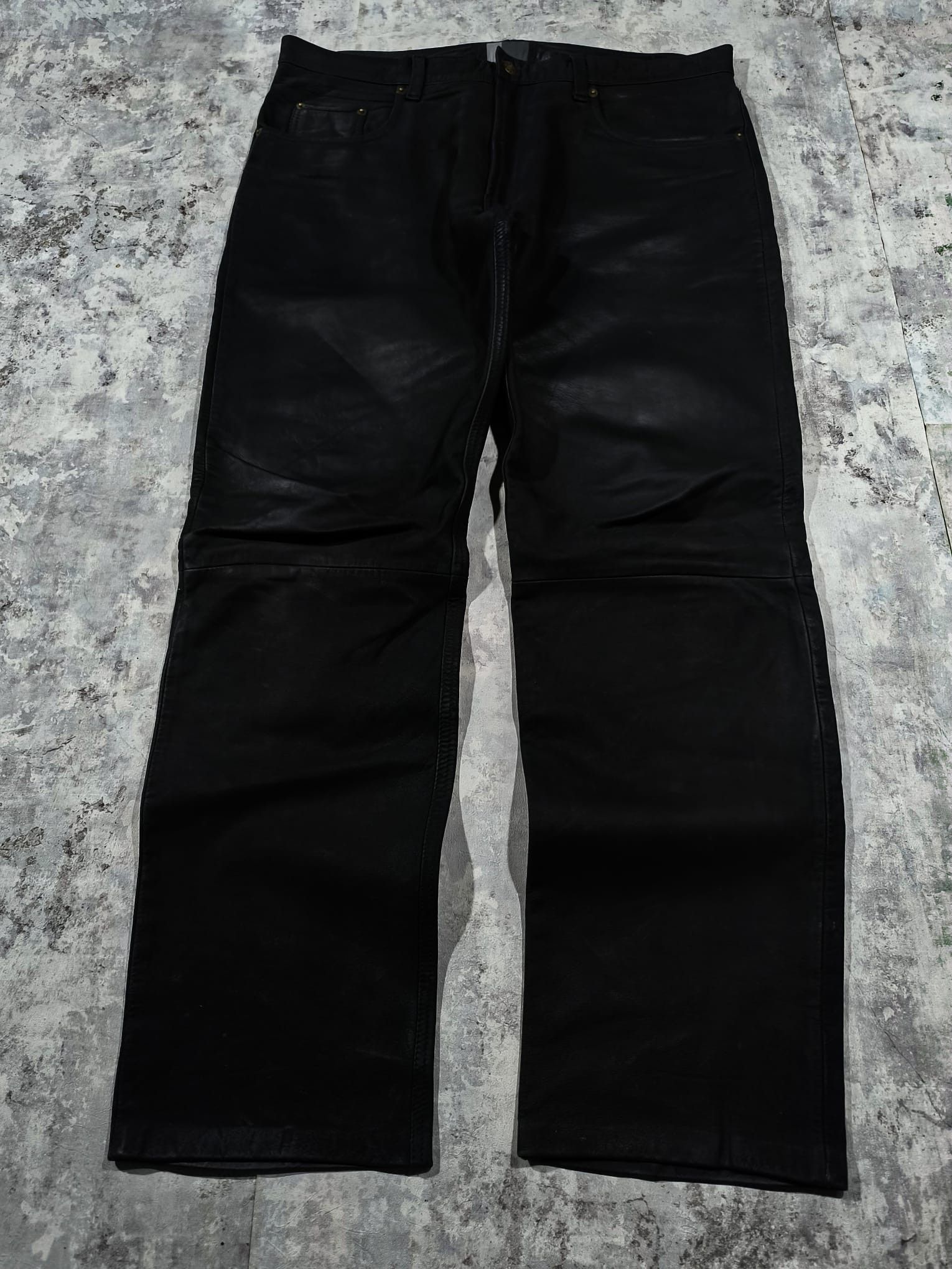 Hysteric Glamour avantgarde leather pants issey miyake rick owens rockstar Size US 38 / EU 54 - 1 Thumbnail