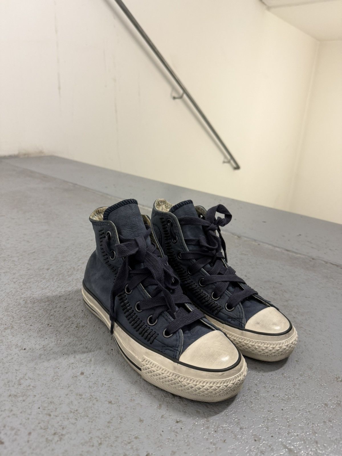 Converse John Varvatos x Converse Aged High Top Sneakers Size US 6.5 / IT 36.5 - 2 Thumbnail