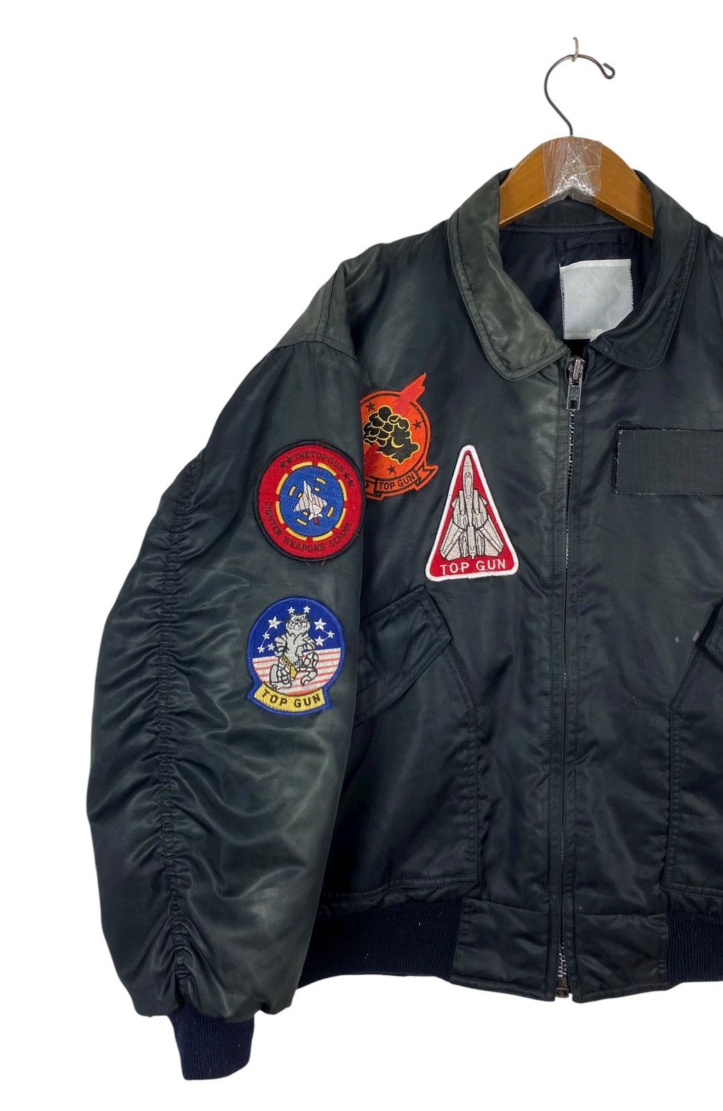 Vintage Rare‼️ Vintage Top Gun MA-1 Flight Bomber Jacket Size US M / EU 48-50 / 2 - 2 Thumbnail