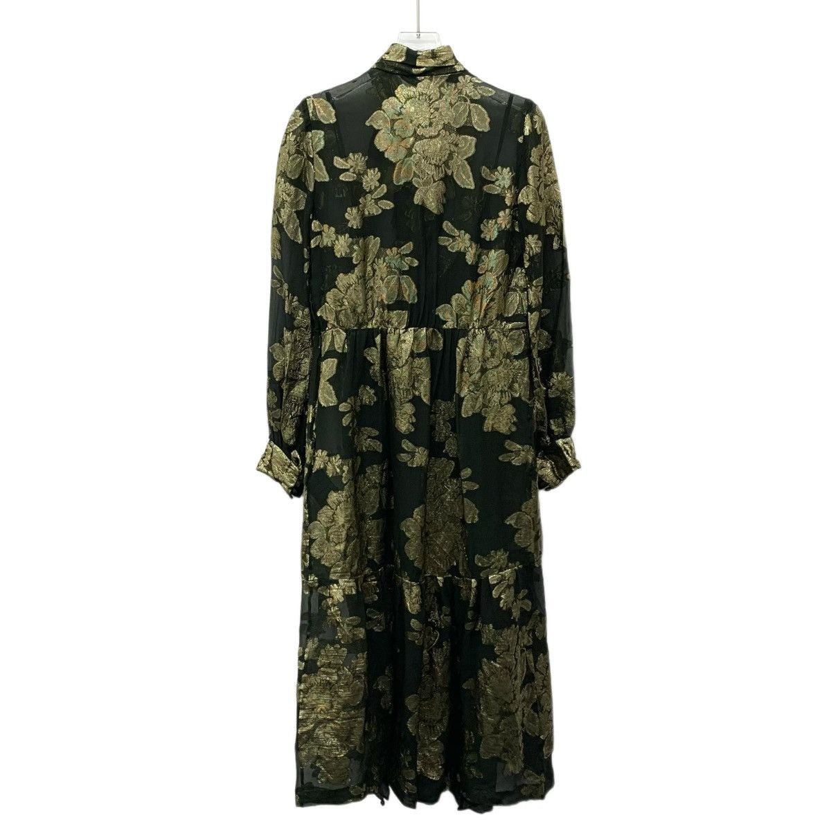 Saint Laurent Paris Yves Saint Laurent Silk Tie Bow Long Sleeve Dress K26WX Size XS / US 0-2 / IT 36-38 - 2 Thumbnail