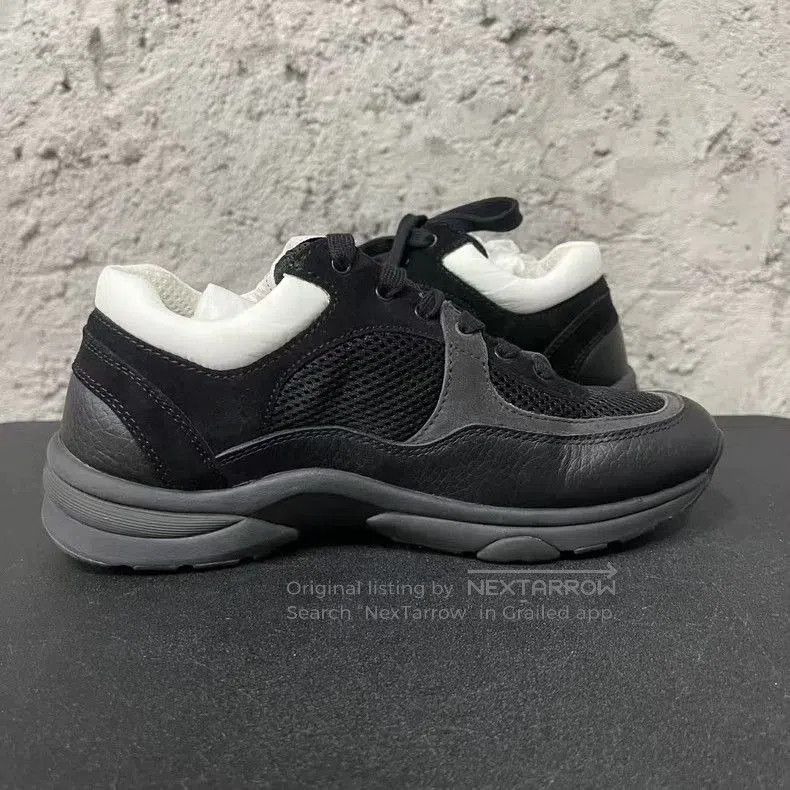 Chanel Chanel Black and White Sneakers. Size US 7.5 / IT 37.5 - 4 Thumbnail