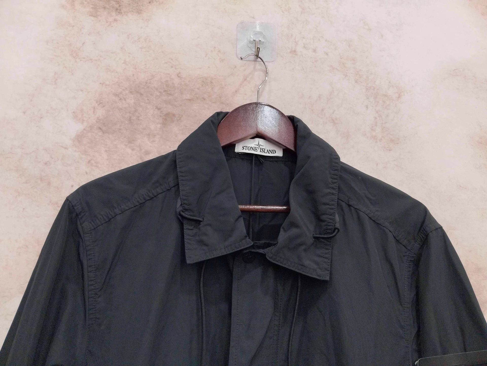 Stone Island STONE ISLAND Solid Logo Patch Zip LS Jacket L Size US L / EU 52-54 / 3 - 3 Thumbnail
