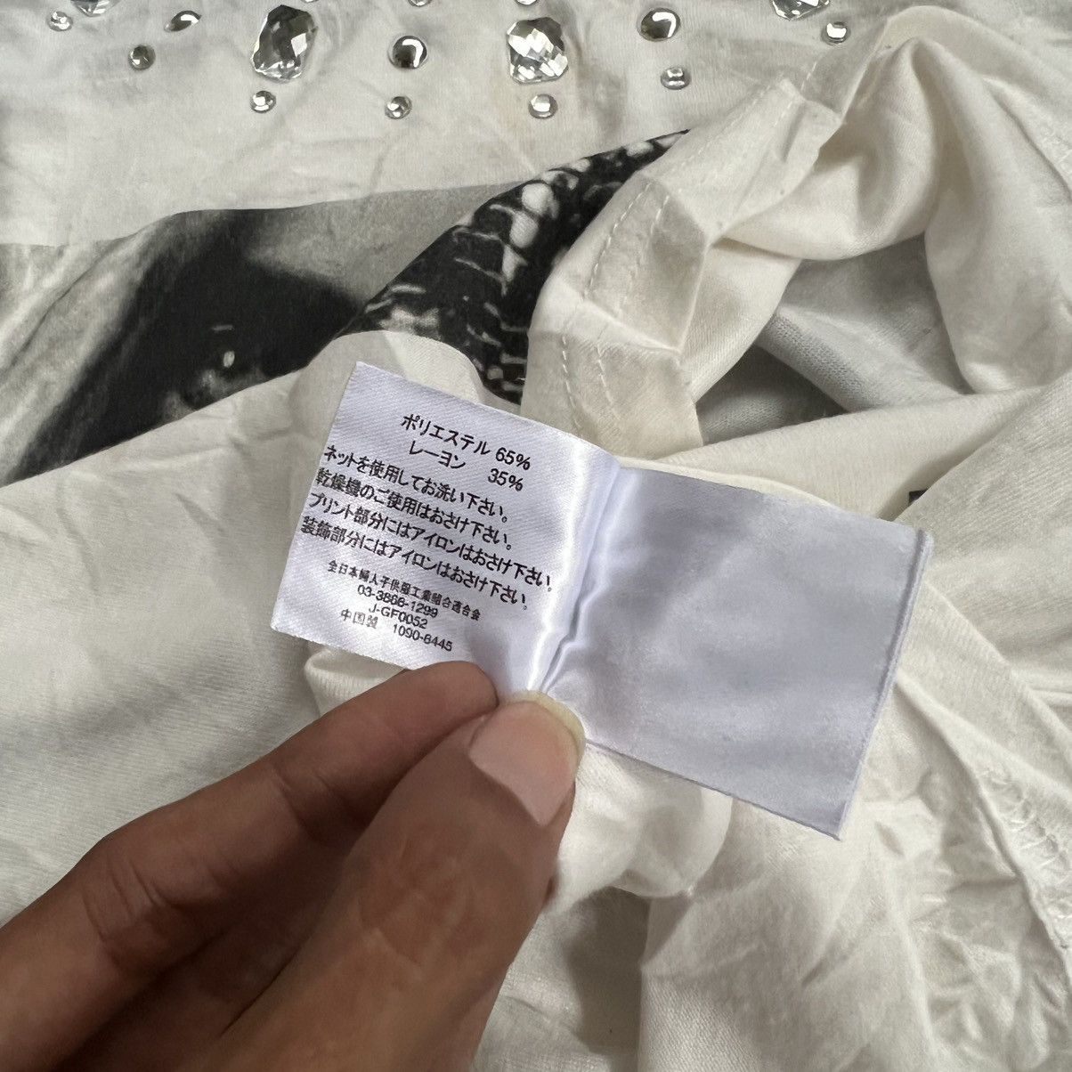 Hysteric Glamour Oggetto Swarovski Vkei Style LS Shirt Size L / US 10 / IT 46 - 7 Thumbnail