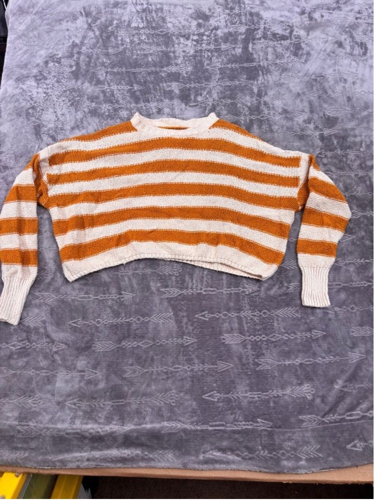 Billabong Women's Billabong Striped Sweater Size S Orange Beige Size XS / US 0-2 / IT 36-38 - 1 Thumbnail