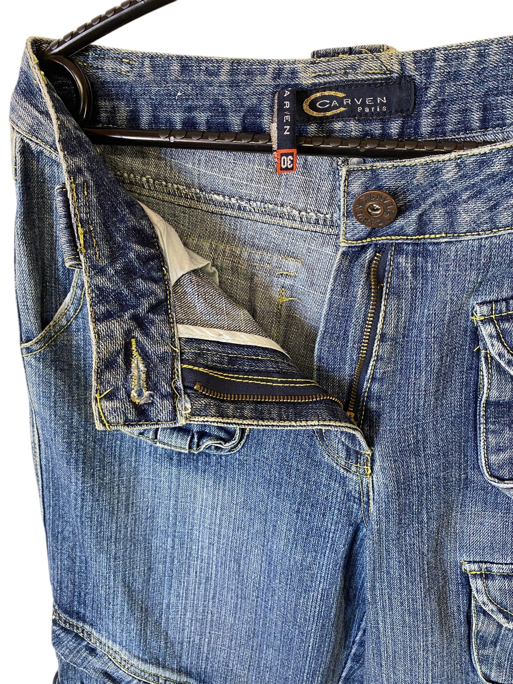 Carven × Designer Carven paris multi pocket cargo denim pant Size US 30 / EU 46 - 10 Thumbnail