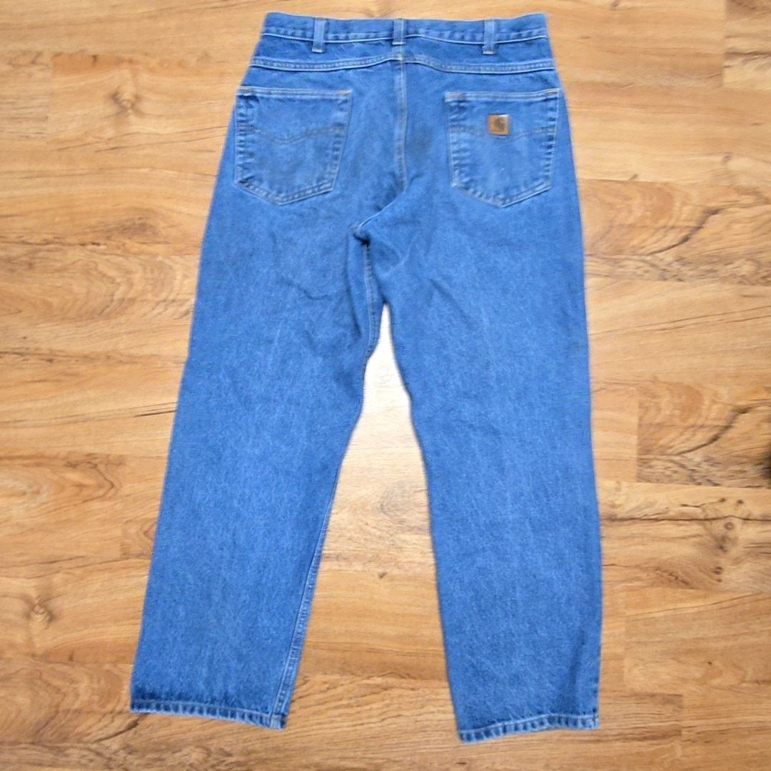 Carhartt Carhartt Jeans Classic Fit Blue Denim Workwear 36x30 Size US 36 / EU 52 - 1 Thumbnail