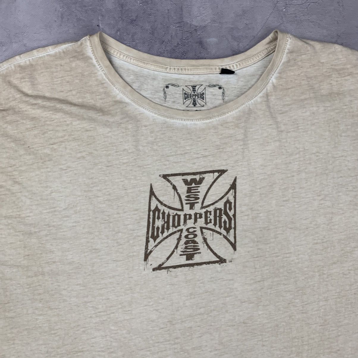 West Coast Choppers Rare! West Choppers American Outlaw Vintage Big Logo Tee Size US XXL / EU 58 / 5 - 18 Thumbnail