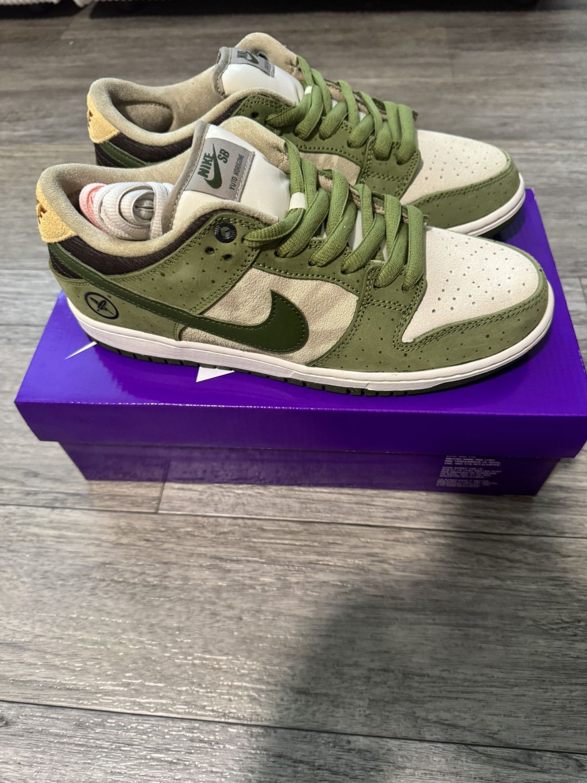 Nike Nike SB Dunk Low Yuto Horigome Matcha Size US 11.5 / EU 44-45 - 5 Thumbnail