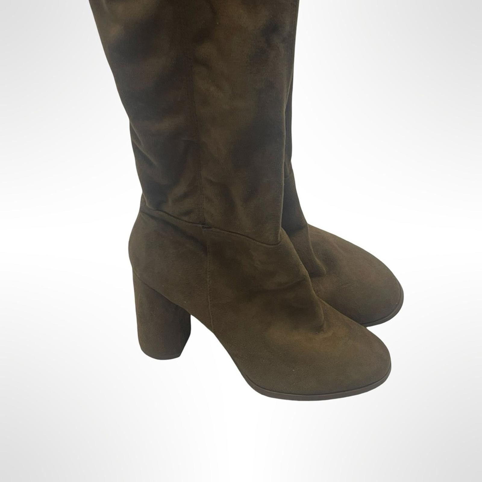 Forever 21 Brown Knee-High Women's Boots size 7.5 NWT Size US 7.5 / IT 37.5 - 3 Thumbnail