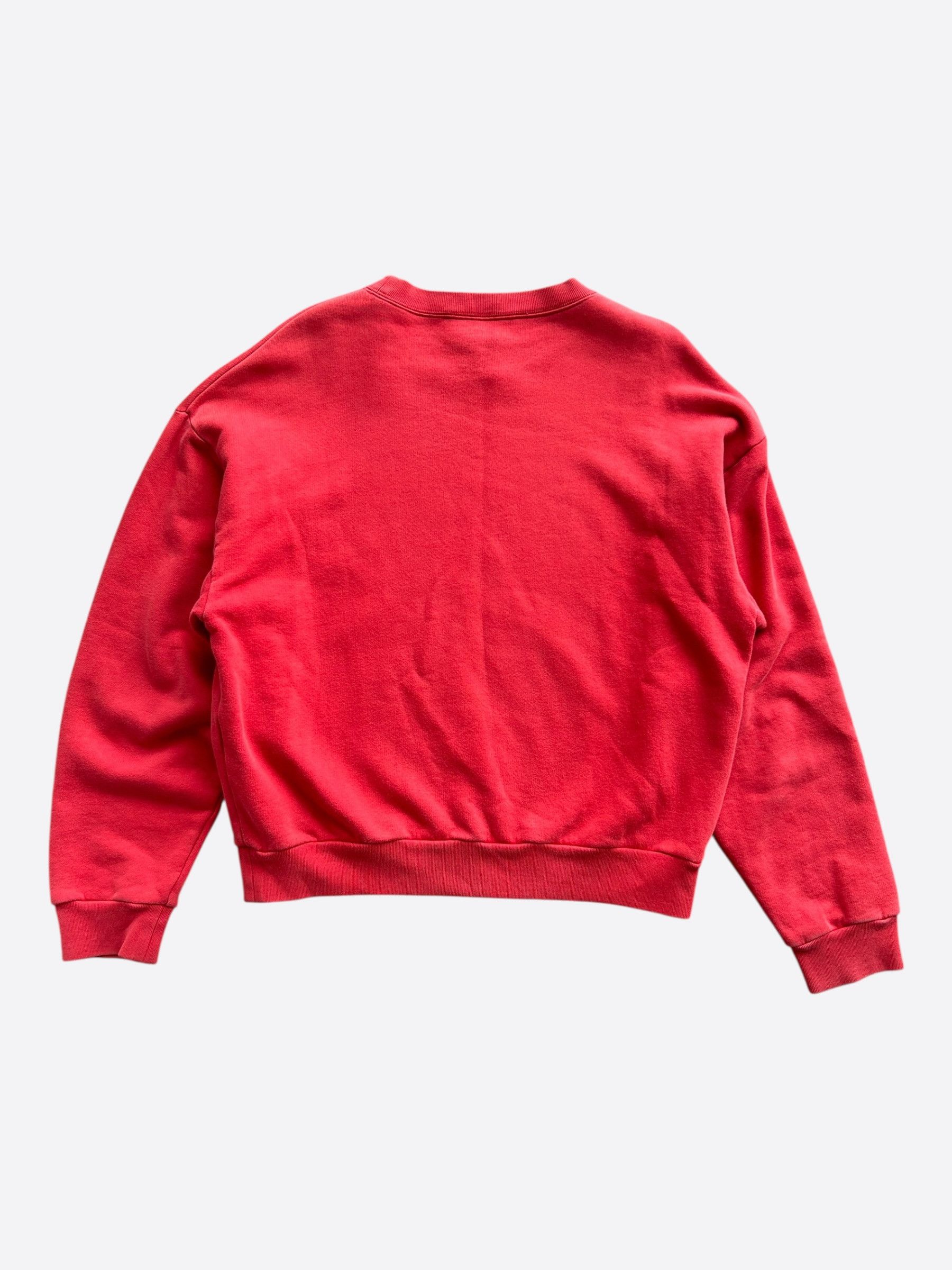 Gucci Gucci Red & White Logo Sweater Size US M / EU 48-50 / 2 - 2 Thumbnail